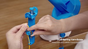 Amazon.com: Caydo Electric Yarn Winder Pro, 10oz Large Automatic Ball Winder for Crocheting, Dual-Spring Strong Tension Stepless Speed Yarn Cake Roller Spinner, Ideal Present for Crochet Lovers(Blue)