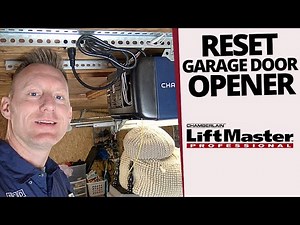 How to Reset LiftMaster Chamberlain Garage Door Opener in Dallas Fort Worth TX