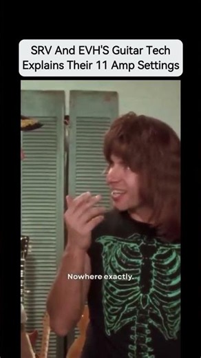 SRV and EVH's guitar tech explains their 11 amp settings! #srv #evh #guitarshred #spinaltap
