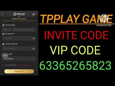 Tp play invite code | tpplay game referral code | tp play game invite code