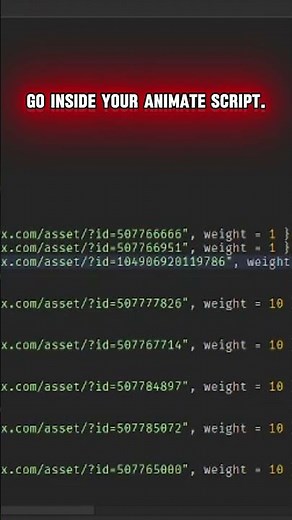 CUSTOM IDLE ANIMATIONS IN ROBLOX STUDIO #roblox #robloxstudio #tutorial #robloxstudioscripting