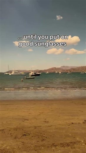 POV: you finally try real polarized lenses, the ocean suddenly looks different, and now you can’t go