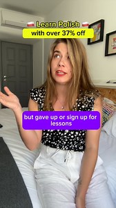 👉 Learn Basic Polish in 30 days or less this summer Tired of dull grammar lessons? Say goodbye to confusion and hello to interactive, fun lessons designed with YOU in mind! 🤔 With our "0 - A1 (Part 1)" course, you'll get: 📚 Written Support for 1 year - If you have any questions – just message them directly to the tutor! 📝 Structured plan - An organized plan for learning Polish. Forget picking up random words from YouTube. 🔓 Lifetime access - Commit as much time as you want. You have lifetim