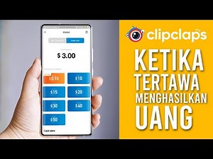 Nyobain Aplikasi Penghasil Duit! ClipClaps Indonesia!