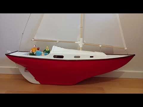 Contessa 26 ein Segelboot als RC Modell aus dem 3D Drucker