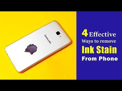 How to remove ink stain from phone | 4 effective ways to remove ink from phone