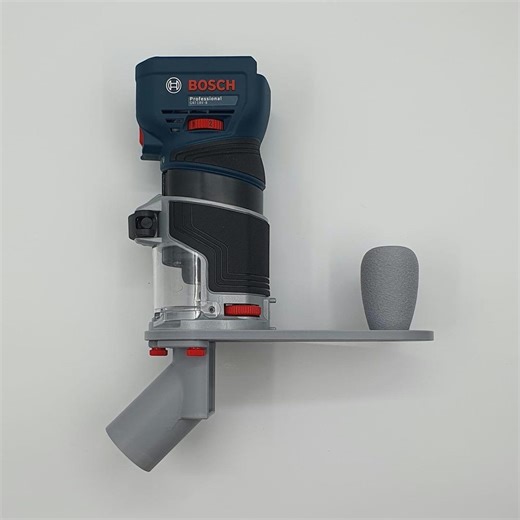 Grundplatte Für Bosch GKF 18V-8 Kantenfräse | Anti-kipp-auflage Mit Griff | Optional Mit Absaugstutzen | Skadis Kompatibel | 3d-druck - Etsy