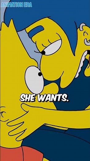 What Happens When Bart Has A Crush? #thesimpsons