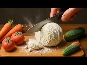 [ASMR] Crushing Chalk Fruits and Vegetables | Relaxing Crunchy Sounds 2