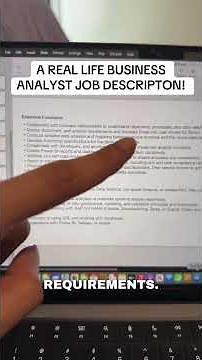 What does a #businessanalyst job description look like? #BA #IT #Tech