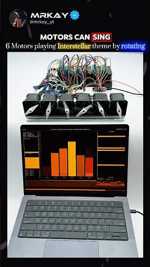 Turned MOTORS into a SYNTH using MIDI + Arduino 🎹⚙️