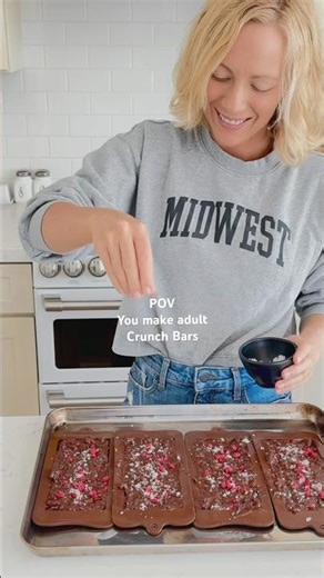 Raspberry Crunch Bars with Sea Salt