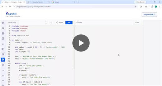 #internpe #cppprogramming #dsa #programming #learningjourney #numberguessinggame | Ponugoti Srinithya