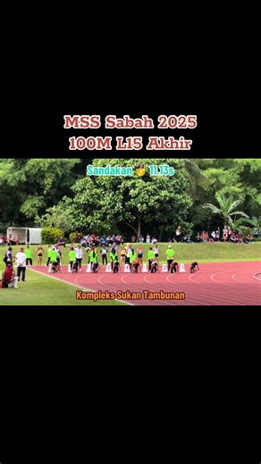 Kejohanan Olahraga MSS Sabah 2025: L15 Akhir 100M