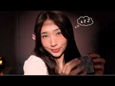 ASMR Helping You Fall Asleep Tonight 🌙 (spoolie nibbling, wet mouth sounds, glass tapping, feathers)