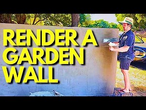 How To Render A Garden Wall | BEGINNERS GUIDE