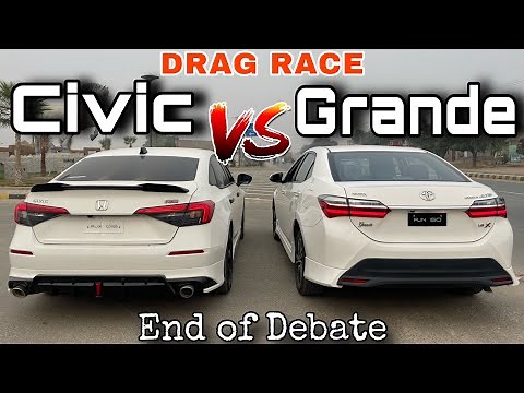 Civic vs Grande Drag Race | AB BEHAS KHATAM !!