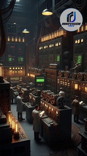 The first computers were bigger than buildings.