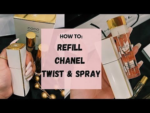 How To Refill Chanel "Twist & Spray" in 2 Minutes. (Mademoiselle & N0.5)