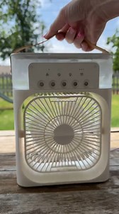16K views · 50 reactions | Portable Air Cooling Fan With Mist Spray (Now 25% off) Stay cool and refreshed anywhere with this powerful portable fan featuring a built-in mist spray. ❄️ #AirCoolingFan #PortableFan #MistFan #SummerEssentials #staycool | Idealancy | Facebook