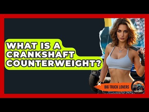 What Is A Crankshaft Counterweight? - Big Truck Lovers