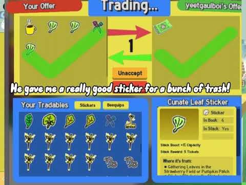 Bee swarm simulator trading montage #1! Op trades!