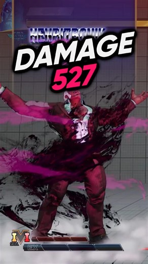 Street Fighter V - Urien Damage 527 #shorts