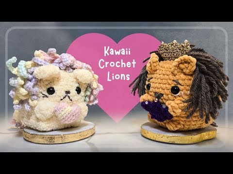 Crochet Lion Cube Time-Lapse | Pride & Classic Lion Amigurumi