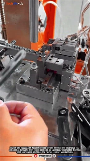 Innovation Technology Automated Riveting: Fast Assembly, High Stability, Precise Fastening #tech