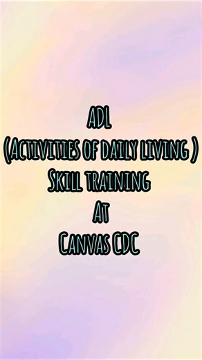 Canvas Child Development Centre on Instagram: "Activities of Daily Living (ADLs) are fundamental self-care tasks an individual performs regularly to care for their body, such as bathing, dressing, eating, grooming, and using the toilet. Occupational therapists assess an individual's ability to perform ADLs and provide interventions, including adapted equipment and therapeutic exercises, to improve independence, functional mobility, and overall quality of life. #occupationaltherapy #specialeducat