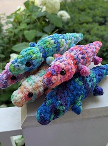 Chubby Little Lizard - Completely No Sew - PDF - Amigurumi- Crochet - Beginner - Etsy