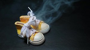 Shoes Smoke Spray Dark Leather Background Stock Footage Video (100% Royalty-free) 1030489979 | Shutterstock