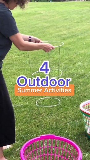 4 amazing outdoor activities your family will love this summer! 😎☀️ #Summer #DIYHomeDecor #HowTo #Games #YardGames