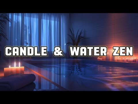 Zen Candle & Water Ambience | Deep Focus & Meditation Music (4.5 Hours)