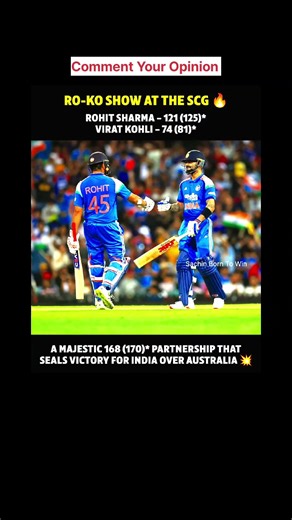 RO-KO SHOW AT THE SCG 🔥 India vs Australia #RoKo#viratkohli #rohitsharma #indvsaus.