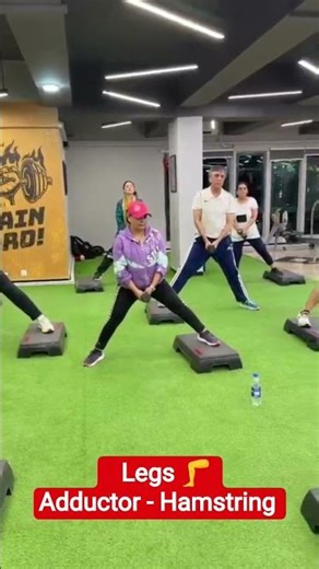 Legs Adductor & Hamstring Strength Training 💪#sports #legs