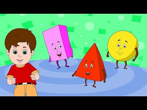 Shapes Rhymes | Shapes Songs | Learn Shapes Sing Along by Jingle Toons to illustrate shapes to kids.