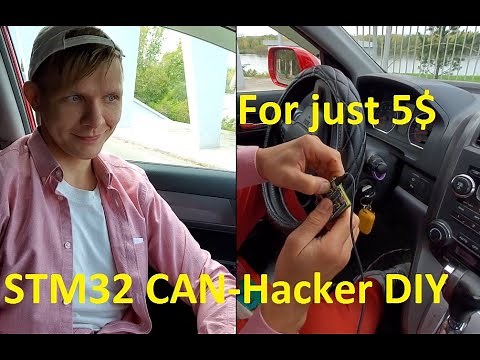 STM32 CAN-hacker. How to hack a dashboard via the CAN-Bus DIY