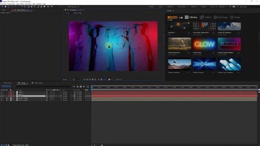 又一款AE插件神器，图片重新打光照明动画教程After Effects Plugin LaForge