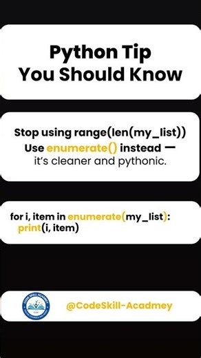 Python Tip You Should Know! (Clean & Pythonic)