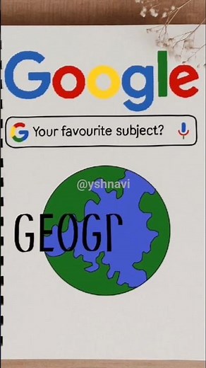 DIY Google-Themed Geography Notebook Cover! 🌍✨ | Aesthetic School Project #shorts