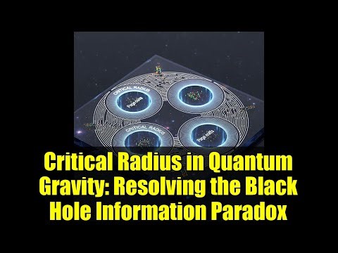 Critical Radius in Quantum Gravity: Resolving the Black Hole Information Paradox