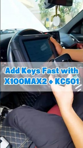 Lost or only got one key? 🔑 The XTOOL X100MAX2 + KC501 makes key programming fast and easy