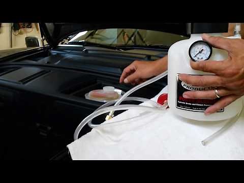 Porsche (997) Brake Fluid Flush using Motive Power Bleeder