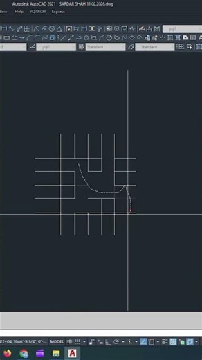 TRIM (TR) Command Fix | AutoCAD Quick Solution 🔥 #autocad #tips