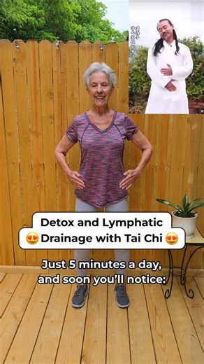 Walking & Weight Loss Tracker | Wake up puffy? This is your fix! ☀️ 5-minute Tai Chi lymphatic drainage. Watch bloat disappear. Feel toxins flush out. Start your day... | Instagram