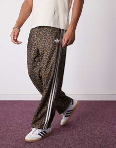 adidas Originals Firebird loose track pants in leopard print | ASOS