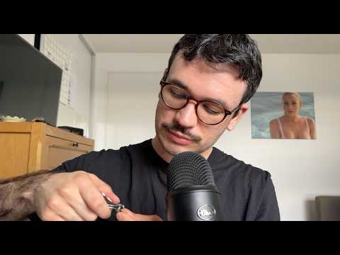 asmr nail care routine a little gone wrong — male whisper