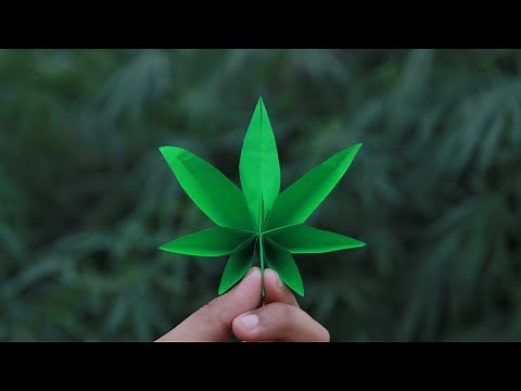 How to Make Paper Marijuana Leaf Tutorial: Creative Cannabis Craft