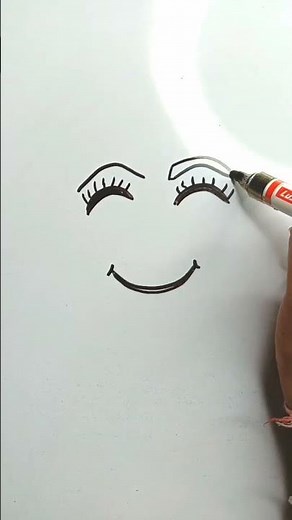 how to draw smiley face